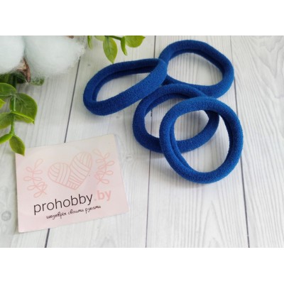 Резинки для волос бесшовный 4 см, цвет тёмно-синий №56